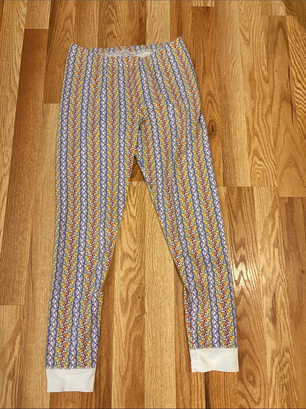 Roller Rabbit Tie Dye Daze (rainbow elephants) Kids Pajamas 14